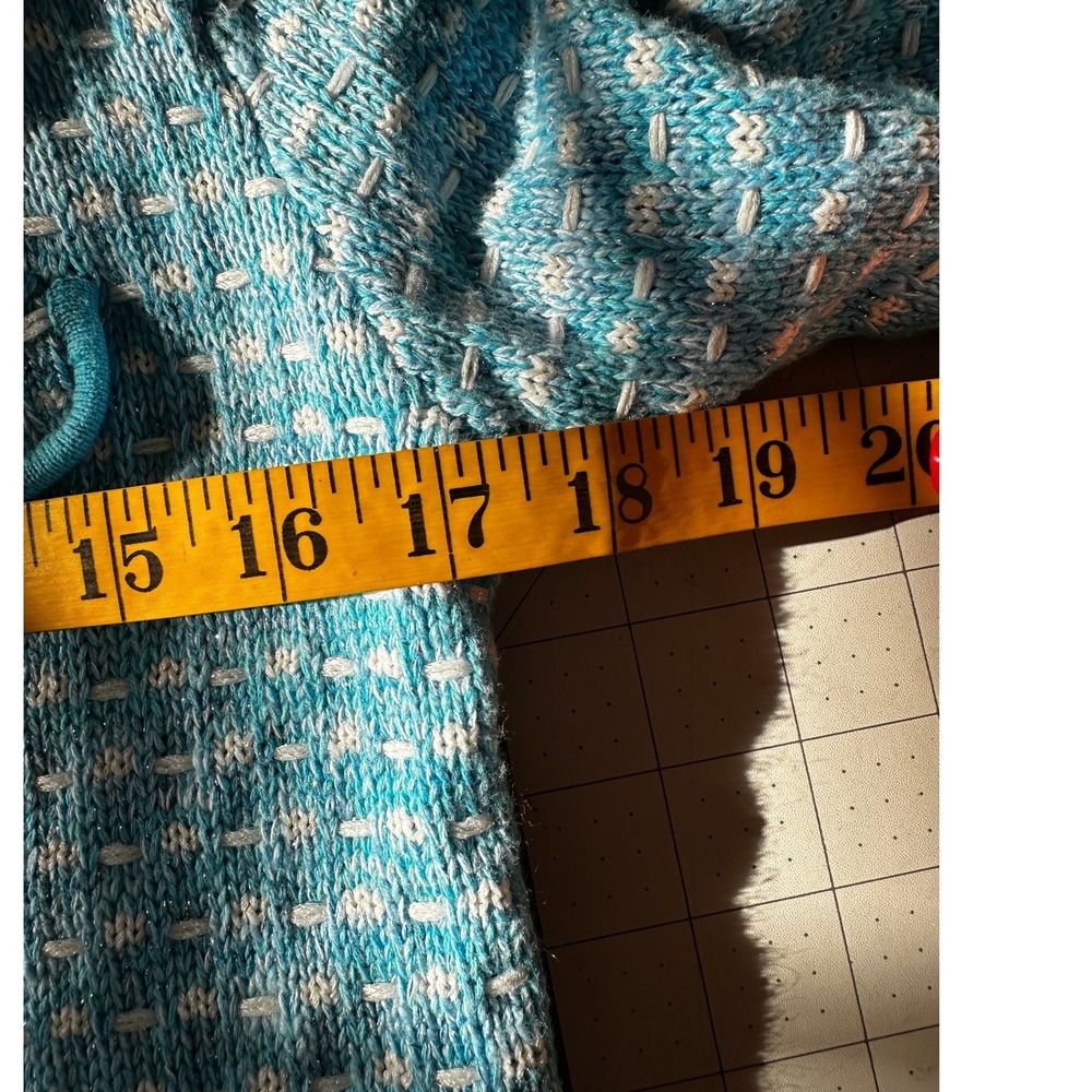 Lilly Pulitzer NWOT Kienna Woven Knit Cardigan Cumulus Blue Metallic XSmall - Picture 13 of 16